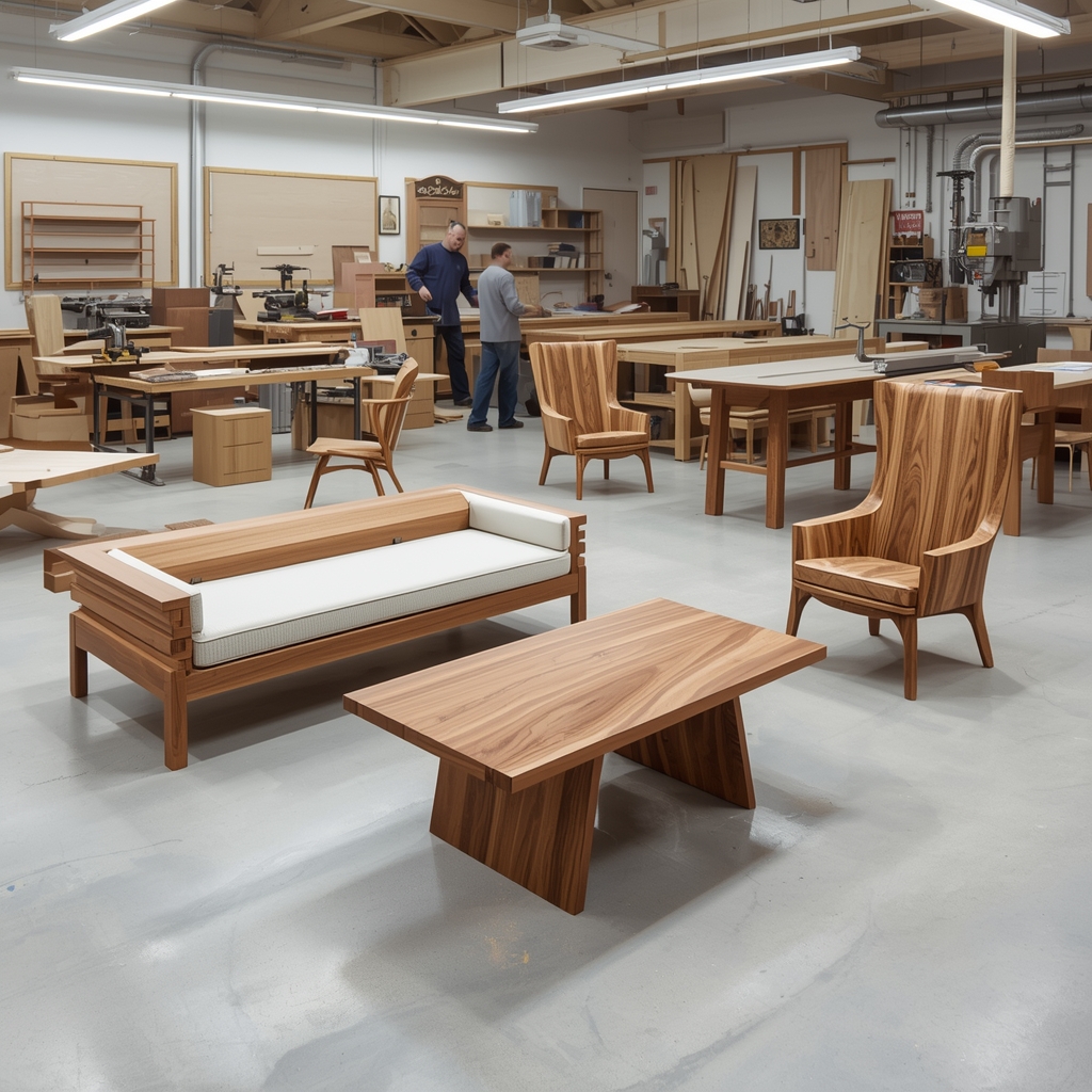 Custom mahogany dining set